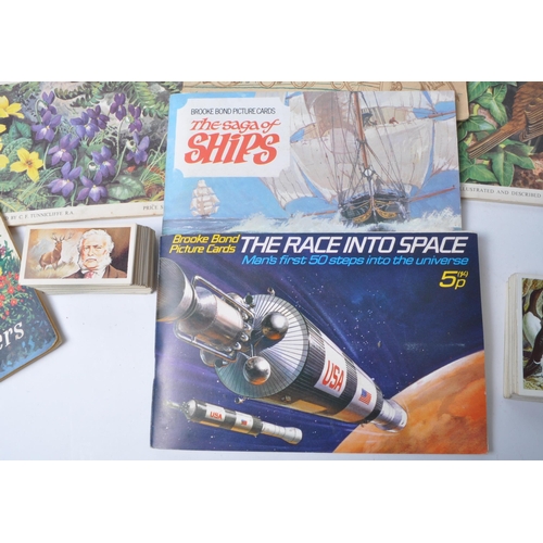 537 - Collection of 20th century picture card books and cigarette cards. Examples including Brooke Bond Pi... 