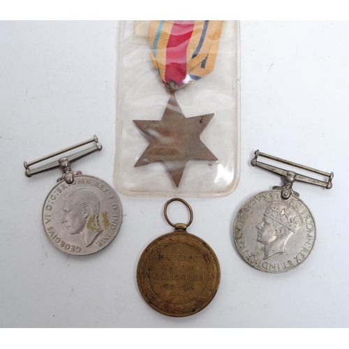 543 - A single owner collection of early 20th century WWI and WWII medals. The collection to include a Wor... 