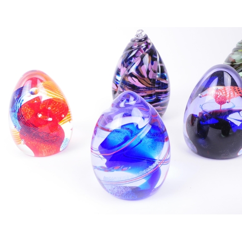 61 - Caithness - Collection of eight late 20th century glass paperweights. Comprised of Ascension, Summer... 