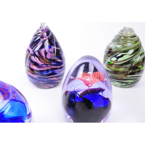 61 - Caithness - Collection of eight late 20th century glass paperweights. Comprised of Ascension, Summer... 