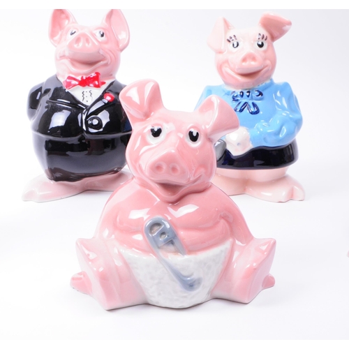 64 - Wade - Natwest - A full collection of 20th century 1980s Wade for Natwest ceramic piggy banks. The c... 