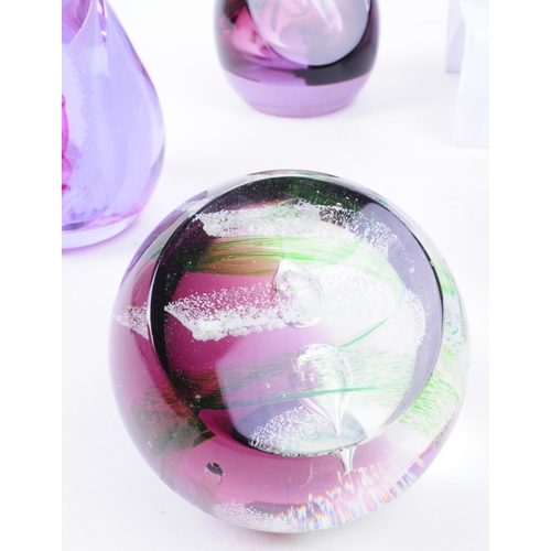 65 - Caithness - Collection of eight late 20th century glass paperweights. Comprised of Hot Hot Hot, Pain... 