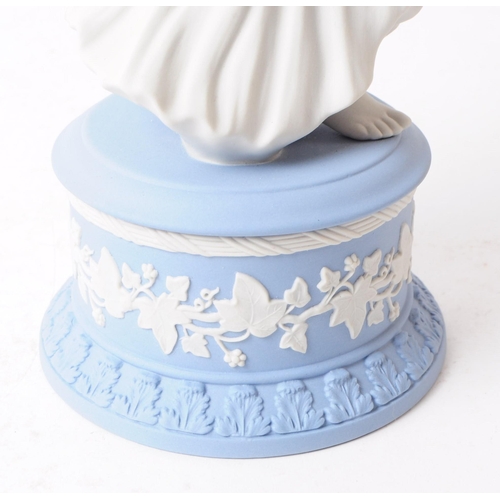 88 - Wedgwood - Jasperware - 1997 limited edition porcelain figure 'Floral Coronet' number 290/3000 as pa... 