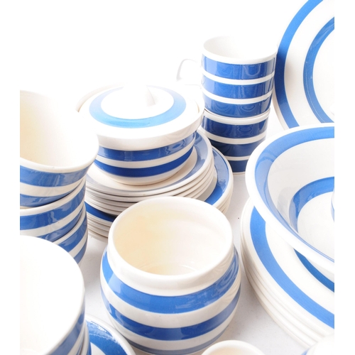 98 - Staffordshire Ironstone - Chef Ware - Collection of English blue and white dinner ware, comprised of... 