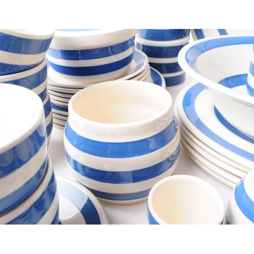 98 - Staffordshire Ironstone - Chef Ware - Collection of English blue and white dinner ware, comprised of... 