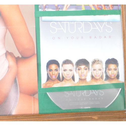 437 - The Saturdays - A self created signed albums frame wall art. Signed by all members including Frankie... 