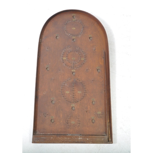 457 - Three early 20th century wooden bagatelle boards, comprised of a Corinthian 21T, an Amersham Scora B... 