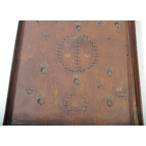 457 - Three early 20th century wooden bagatelle boards, comprised of a Corinthian 21T, an Amersham Scora B... 