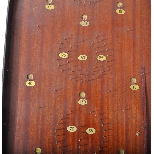 457 - Three early 20th century wooden bagatelle boards, comprised of a Corinthian 21T, an Amersham Scora B... 