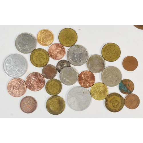 485 - A collection of 19th and 20th century British and Foreign coins. The collection to include a variety... 