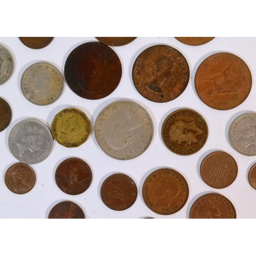 485 - A collection of 19th and 20th century British and Foreign coins. The collection to include a variety... 