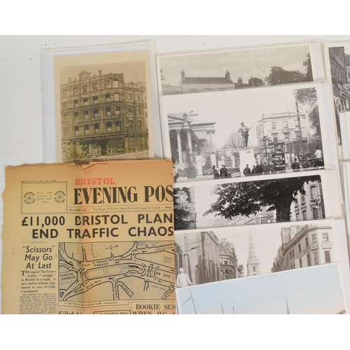 494 - Collection of mid to late 20th century historical Bristol photographs, postcards and other ephemera ... 