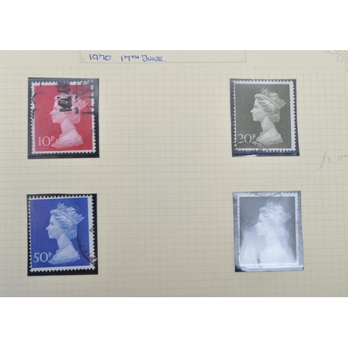 510 - A collection of 20th century British commemorative and definitive decimal stamps. The collection to ... 