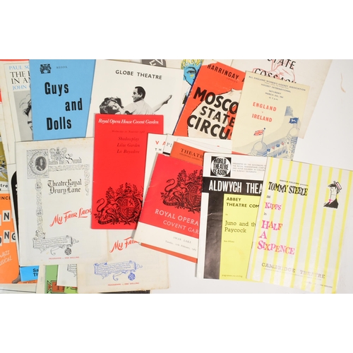 534 - Collection of mid to late 20th century theatre programmes. Examples including 1958 Royal Opera House... 