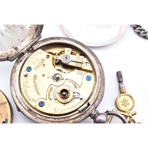 268 - A hallmarked 925 silver Aceme Lever H Samuel Manchester pocket watch having a hallmarked 925 silver ... 