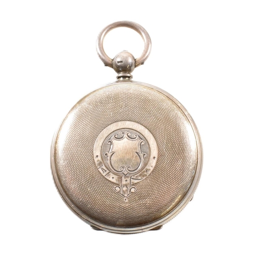 382 - A Victorian and an Edwardian hallmarked silver open faced pocket watch by Harris Stone of Leeds. Bot... 