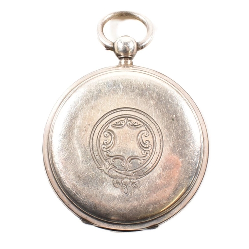 382 - A Victorian and an Edwardian hallmarked silver open faced pocket watch by Harris Stone of Leeds. Bot... 