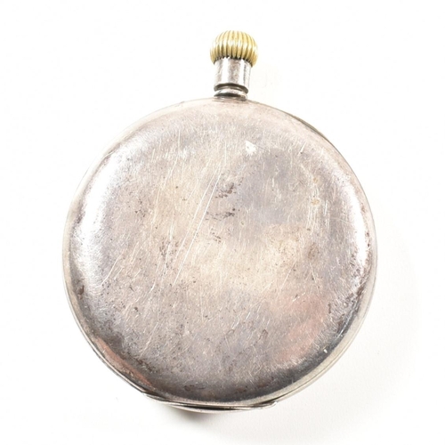 389 - Six silver pocket watches. The watches to include a Swiss made half under pocket watch hallmarked Lo... 