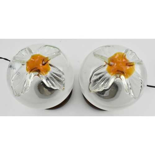 125 - Toni Zuccheri (Italian, 1936-2008) for Mazzega, Murano - a pair of Italian Venetian retro mid 20th c... 