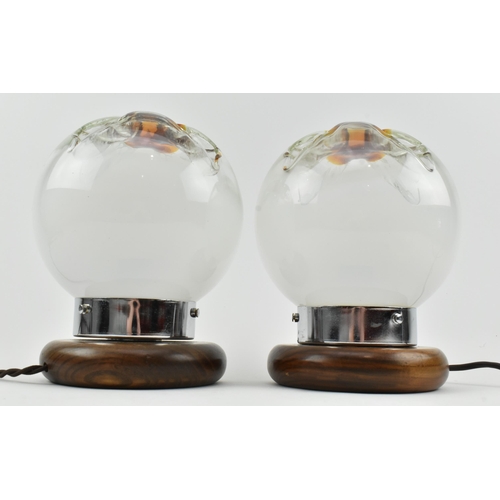 125 - Toni Zuccheri (Italian, 1936-2008) for Mazzega, Murano - a pair of Italian Venetian retro mid 20th c... 