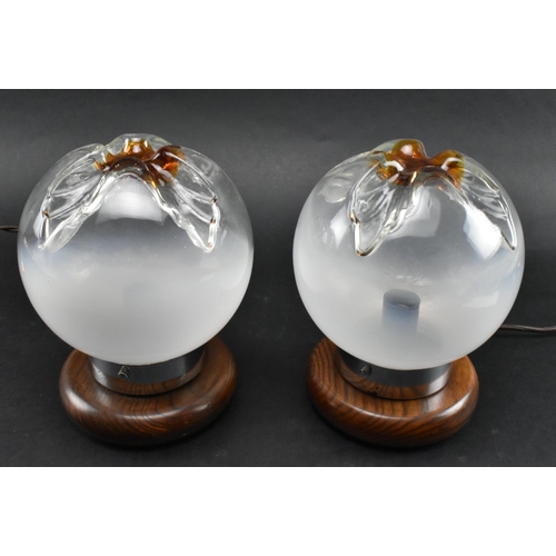 125 - Toni Zuccheri (Italian, 1936-2008) for Mazzega, Murano - a pair of Italian Venetian retro mid 20th c... 