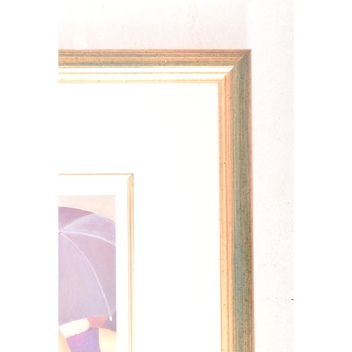 128 - After Beryl Cook (British 1926-2008) - 'Clubbing In The Rain' - a signed limited edition coloured pr... 