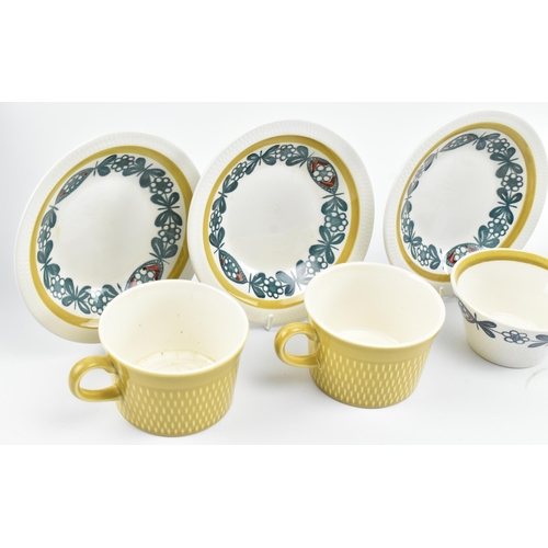 129 - Stavangerflint, Norway - a vintage mid century 1970s Norwegian part tea service. The service in a re... 