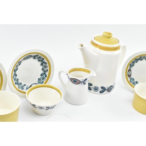 129 - Stavangerflint, Norway - a vintage mid century 1970s Norwegian part tea service. The service in a re... 