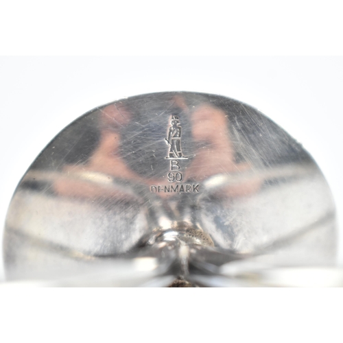 131 - Berg, Denmark - a vintage mid 20th century circa 1960s silver plated candelabra. The centrepiece wit... 