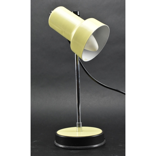 134 - Veneta Lumi, Italy - a vintage mid 20th century circa 1970s painted metal adjustable desk table lamp... 