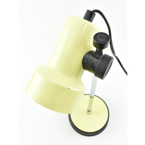 134 - Veneta Lumi, Italy - a vintage mid 20th century circa 1970s painted metal adjustable desk table lamp... 