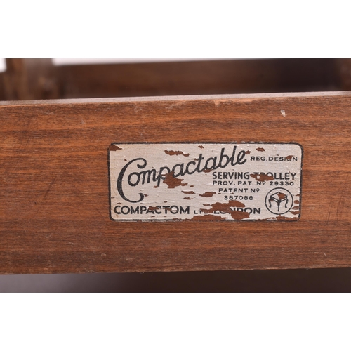 136 - Compactum Ltd. of London - ' Compactable ' - an Art Deco 20th century circa 1930s oak folding compac... 