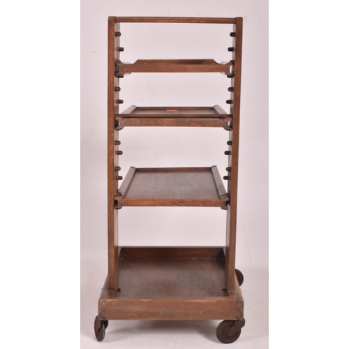 136 - Compactum Ltd. of London - ' Compactable ' - an Art Deco 20th century circa 1930s oak folding compac... 