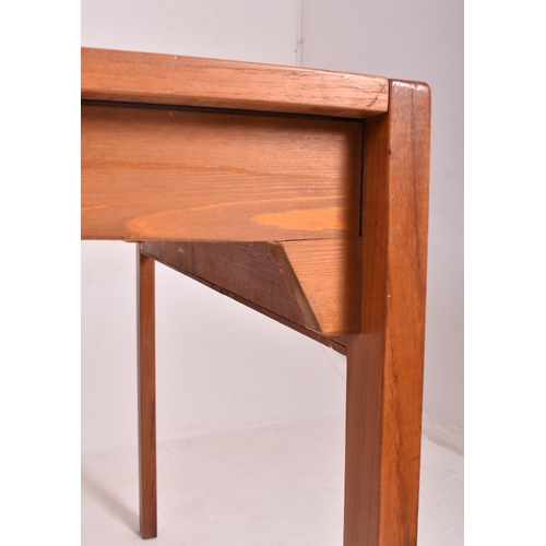 150 - A retro 20th century Danish designed teak metomorphic cupboard / dining table or desk believed to be... 