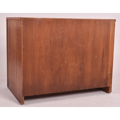 150 - A retro 20th century Danish designed teak metomorphic cupboard / dining table or desk believed to be... 