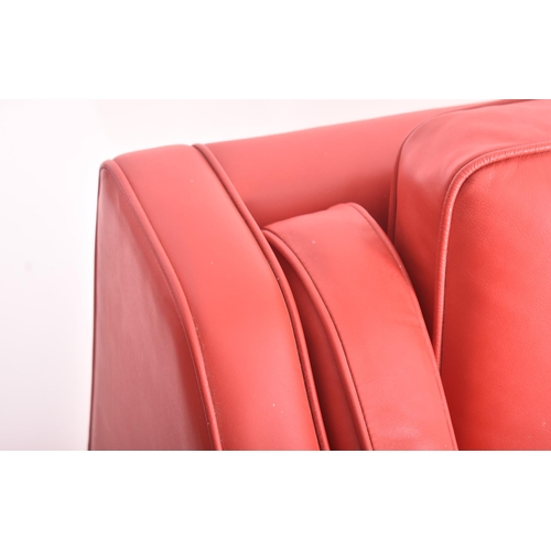 160 - Hurup Mobelfabrik - a retro 20th century Danish designer three seater sofa settee. Stylish form with... 