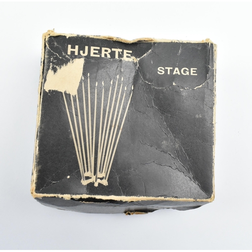 161 - Hjerte Danish Designs - A retro mid 20th century circa 1960s cast iron Tiny Taper Holder candelabra ... 