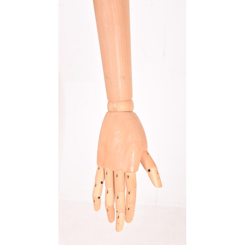 162 - Carhartt Clothing - a modern, full-bodied shop display articulated female mannequin. The mannequin h... 