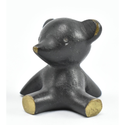 169 - Walter Bosse for Hertha Baller, Austria - two 20th century brass & iron miniature animal figures... 