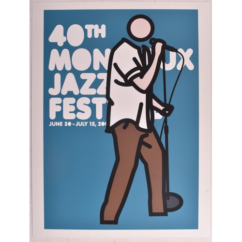 170 - Julian Opie (British b. 1958) - three 2006 Montreux Jazz Festival screenprint on smooth wove paper p... 