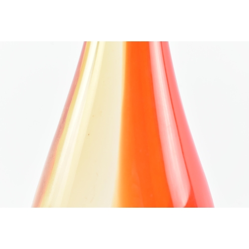 171 - A vintage mid century circa 1960s studio art glass bottle vase, believed by Floris Meydam for Leerda... 