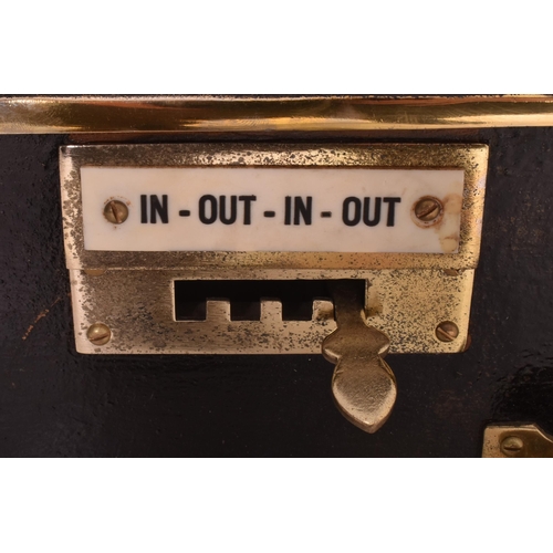 175 - Blick - a vintage early 20th century circa 1930s time recorders clocking in machine. The machine in ... 