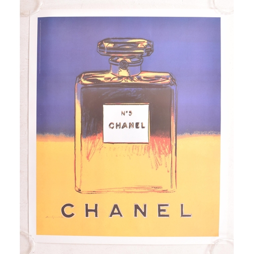 19 - Andy Warhol (American, 1928-1987) - a vintage 1997 Chanel No. 5 pop art lithograph poster. The poste... 
