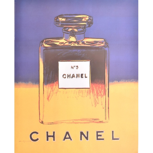 19 - Andy Warhol (American, 1928-1987) - a vintage 1997 Chanel No. 5 pop art lithograph poster. The poste... 