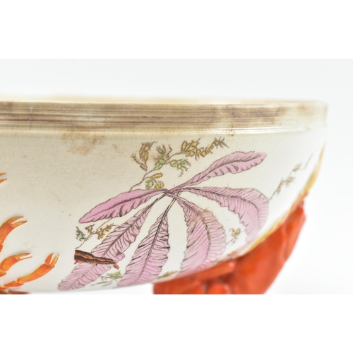 3 - Wedgwood - a late 19th century circa 1880s Victorian Aesthetic Movement majolica lobster ceramic ser... 