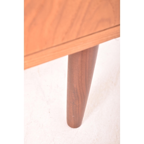 39 - Danish Modern Design - a retro mid 20th century circa 1960s teak wood chest of drawers. The chest ha... 