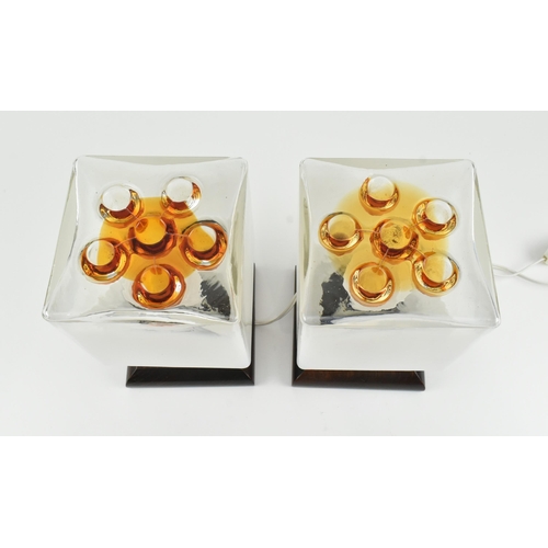 4 - Toni Zuccheri (Italian, 1936-2008) for Mazzega, Murano - a pair of Italian Venetian retro mid 20th c... 