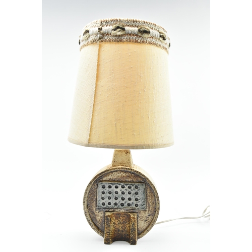 43 - Eleanor Winning for Troika, Cornwall - a vintage mid century 1970s c1974-1975 ceramic lamp base. The... 