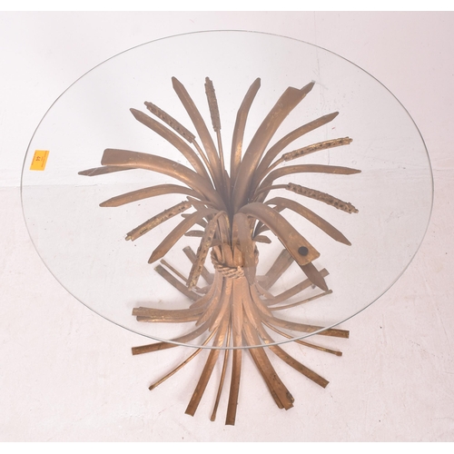 44 - In the manner of Coco Chanel for Maison Bagues - Sheaf of Wheat Table - a vintage 20th century gilde... 