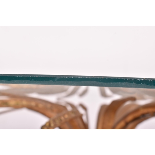 44 - In the manner of Coco Chanel for Maison Bagues - Sheaf of Wheat Table - a vintage 20th century gilde... 